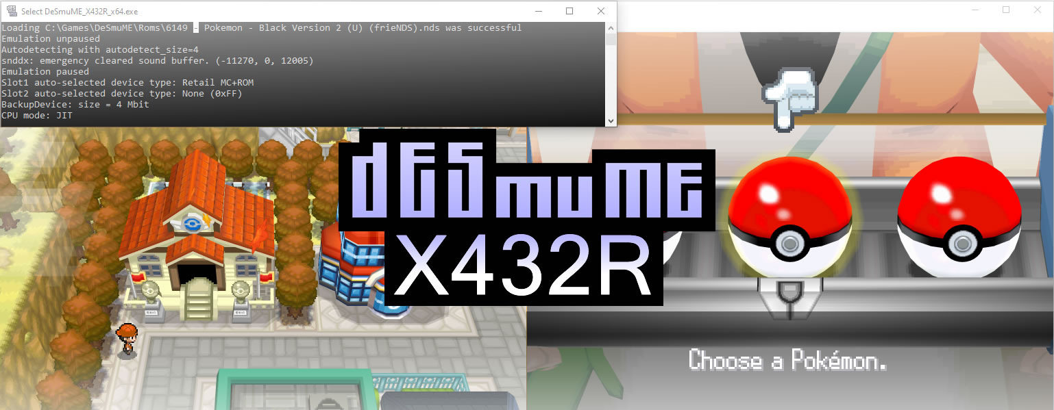 Desmume X432R Pokemon Black